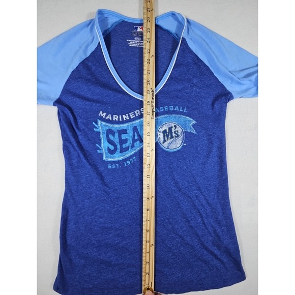MLB Genuine Merchandise Seattle Mariners Womens T Shirt Size Small - Picture 4 of 9